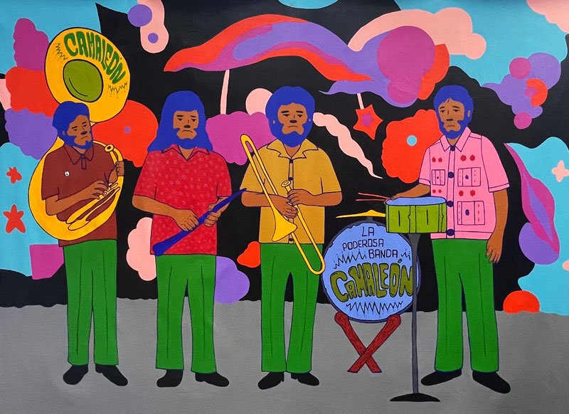 Camaleon painting